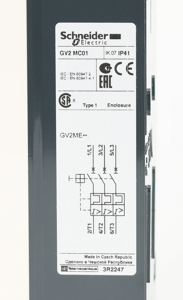 Square D GV2MC01 Motor Starter | TeSys GV2