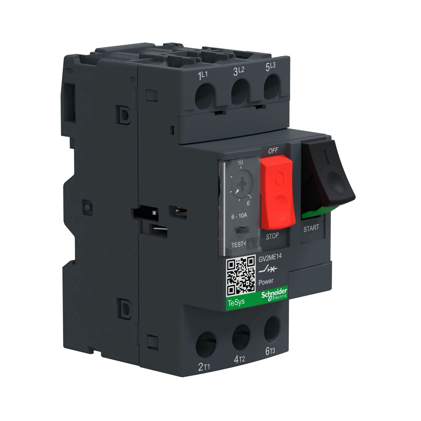 Square D GV2ME14 Motor Starter | 3P 3Ph 600V 10A TeSys GV2