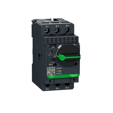 GV2P06 Square D TeSys GV2 Motor Starter 600V 1A 3 Pole Nema 00 V Cloil - Essential Electric Supply