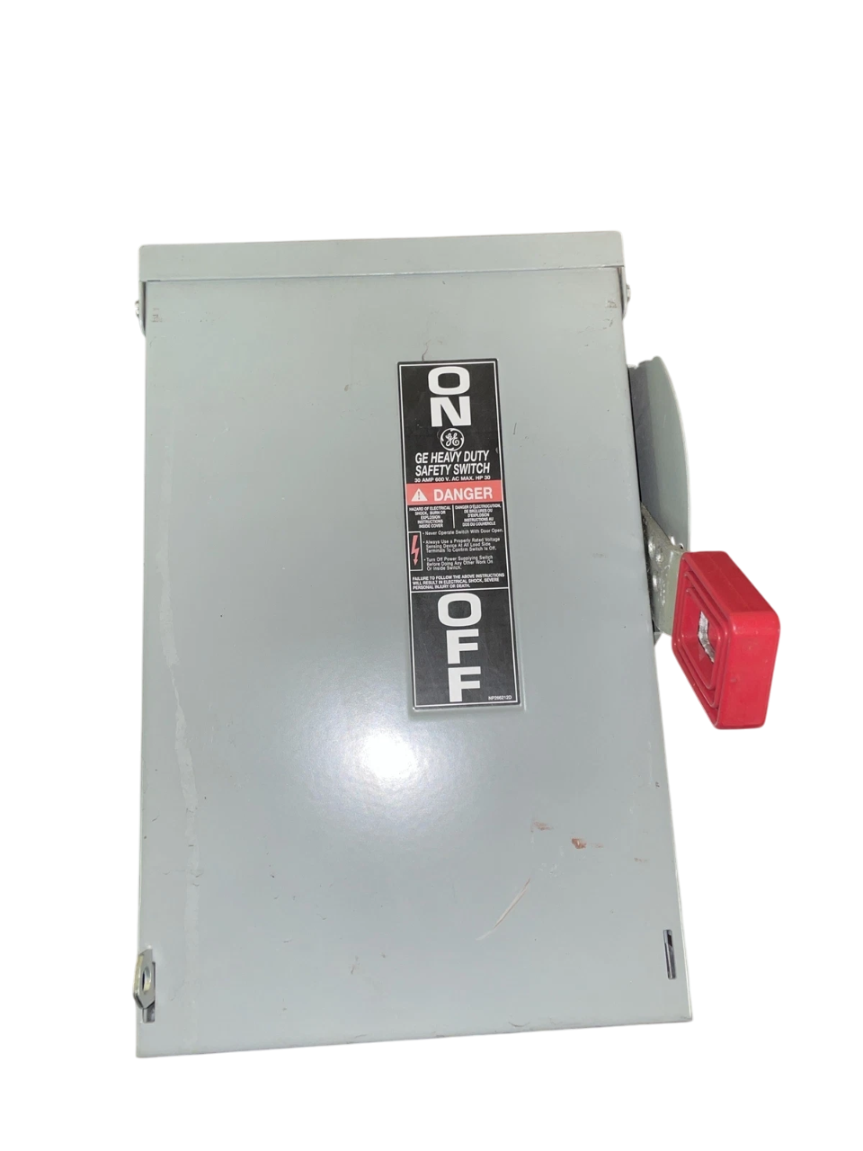 General Electric THN2261DC Disconnect Switch | 600V 30A 1-Phase 2-Pole Non-Fusible Spec-Setter