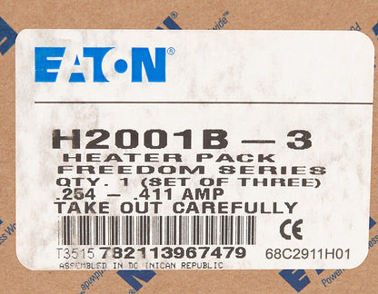 Eaton H2001B-3 Heater Element | 0.25A Min 0.41A Max Freedom Series