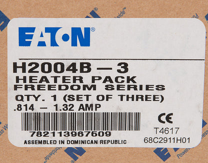 Eaton H2004B-3 Heater Element | 0.81A Min 1.32A Max Freedom Series