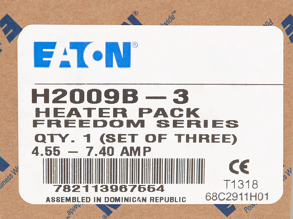 Eaton H2009B-3 Heater Element | 4.55A to 7.4A Freedom Series