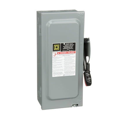 Square D H361 Disconnect Switch | 600V 30A 3P Fusible Series F