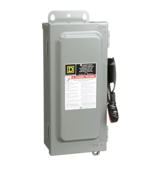 Square D H361A Disconnect Switch (Fusible) 30A 600V Nema 1 - Essential Electric Supply