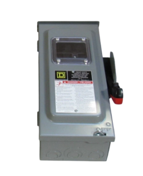 Square D H361RBVW Disconnect Switch | 600V 30A 3-Phase 200kA@600V Series F