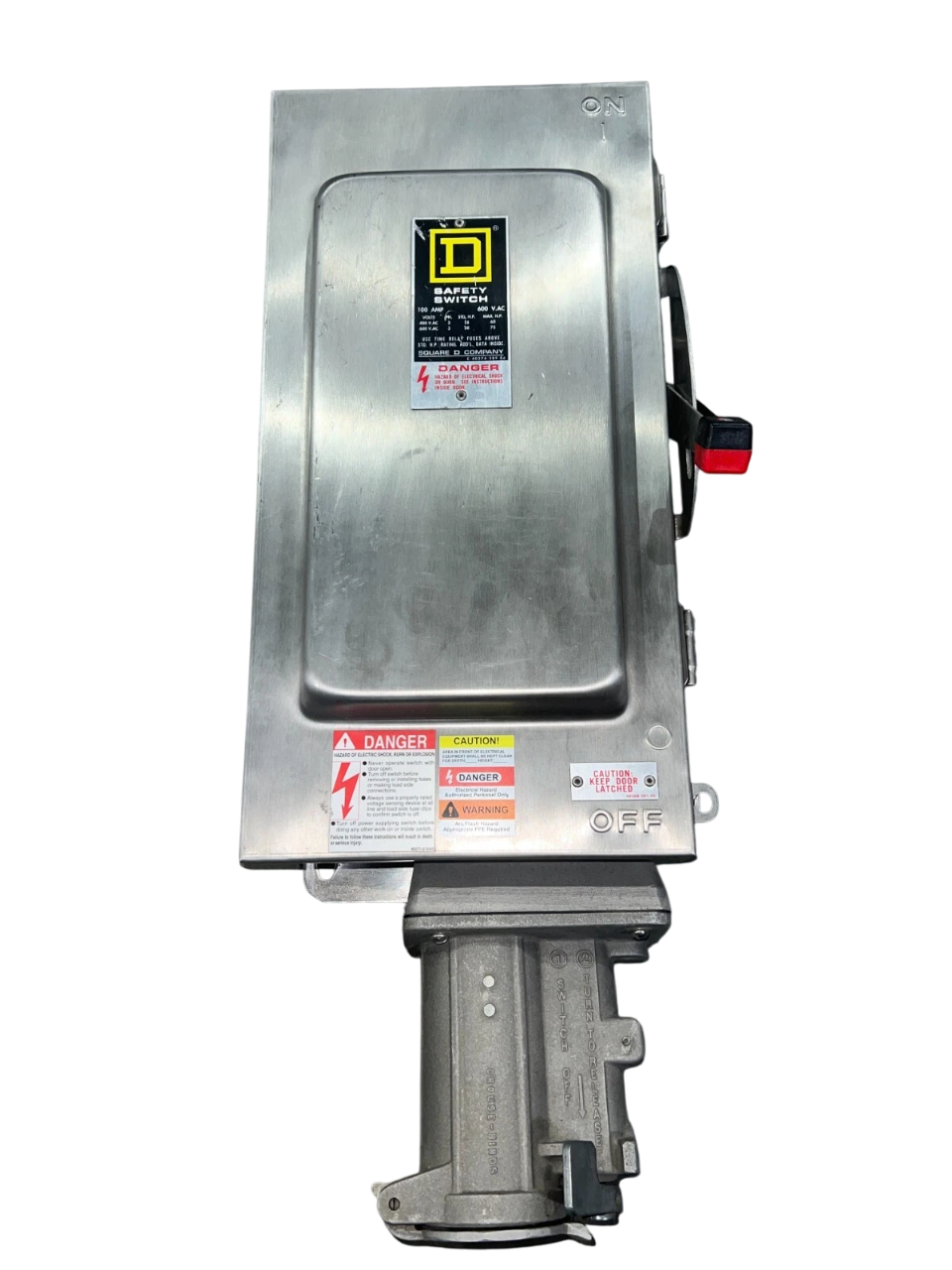 Square D H363DSWC Disconnect Switch | 600V 100A 3P Fusible Series F