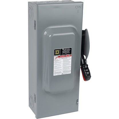 Square D H462 Disconnect | 600V 60A 3-Phase 4-Pole Fusible