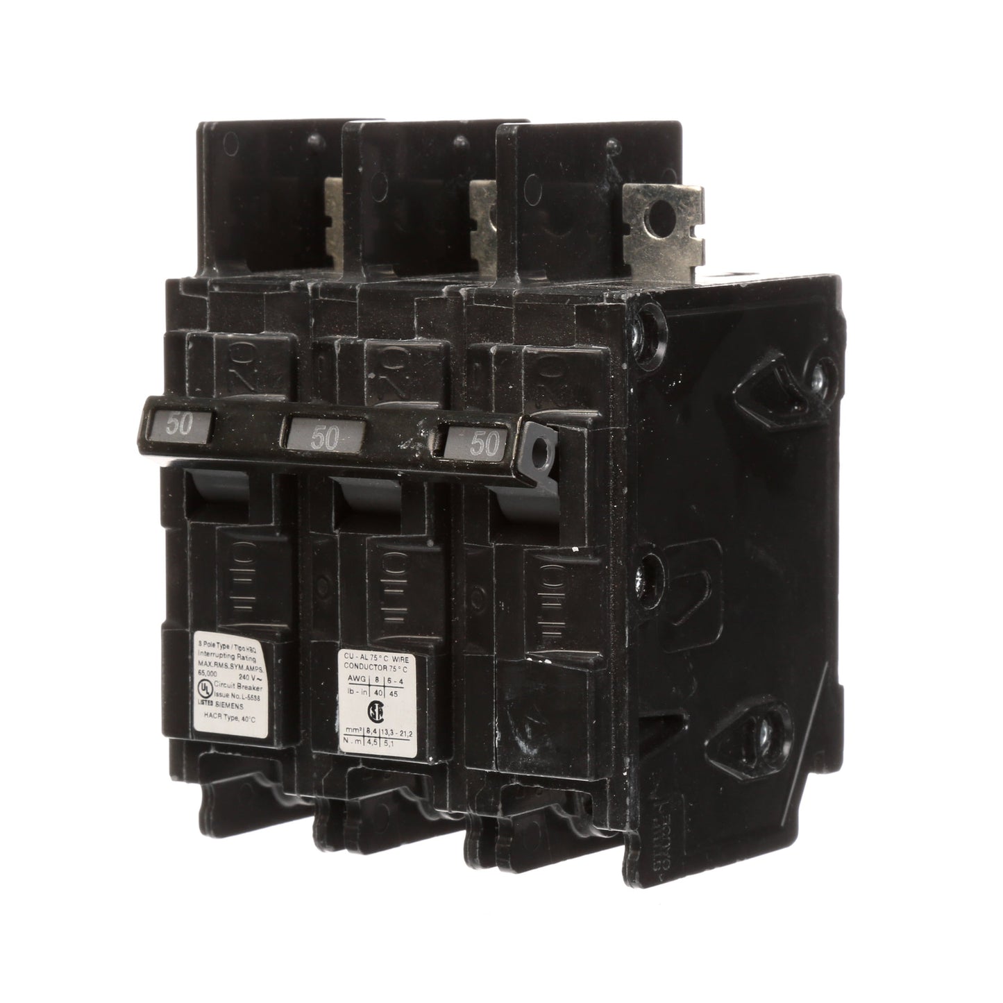 Siemens HB3B050 Circuit Breaker | BQ Series HBQ 240V 50A