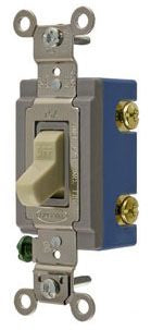 Hubbell HBL1201I Toggle Switch | 15A 120/277V AC HBL