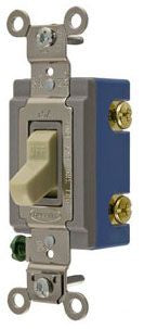Hubbell HBL1202I Toggle Switch | 15A 120/277V AC Double Pole HBL