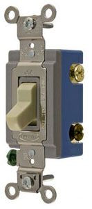 Hubbell HBL1204I Toggle Switch | 15A 120/277V AC
