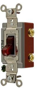 Hubbell HBL1221PL Toggle switch | 20A 120/277V AC