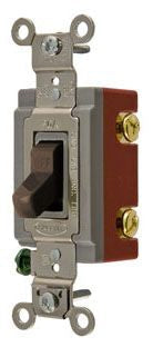 Hubbell HBL1222 Toggle Switch | 20A 120/277V AC Extra Heavy Duty Industrial Grade