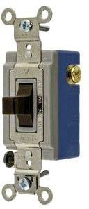 Hubbell HBL1381 Toggle Switch | 15A 120/277V AC SPDT Center Off