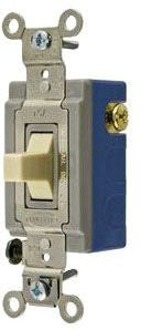 Hubbell HBL1381I Toggle switch | 15A 120/277V AC SPDT Center-Off