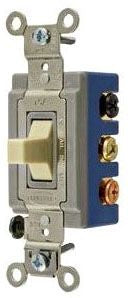 Hubbell HBL1382I Toggle switch | 15A 120/277V AC Double Pole Double Throw Center Off