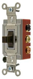 Hubbell HBL1386 Toggle Switch | 20A 120/277V AC Double Pole Double Throw Center-Off HBL