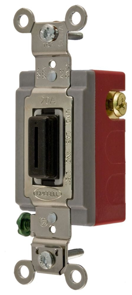 Hubbell HBL1557L Automation Switch | SPDT 20A 120/277V AC Industrial-Grade