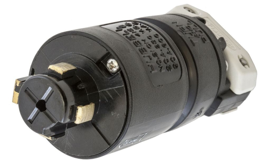Hubbell HBL21CM415B Plug | 30A 600V AC 3-Pole 4-Wire Hubbellock