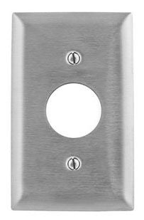 Hubbell HBL23901HG Hubbellock Wallplate Hospital Grade 20A Stainless Steel
