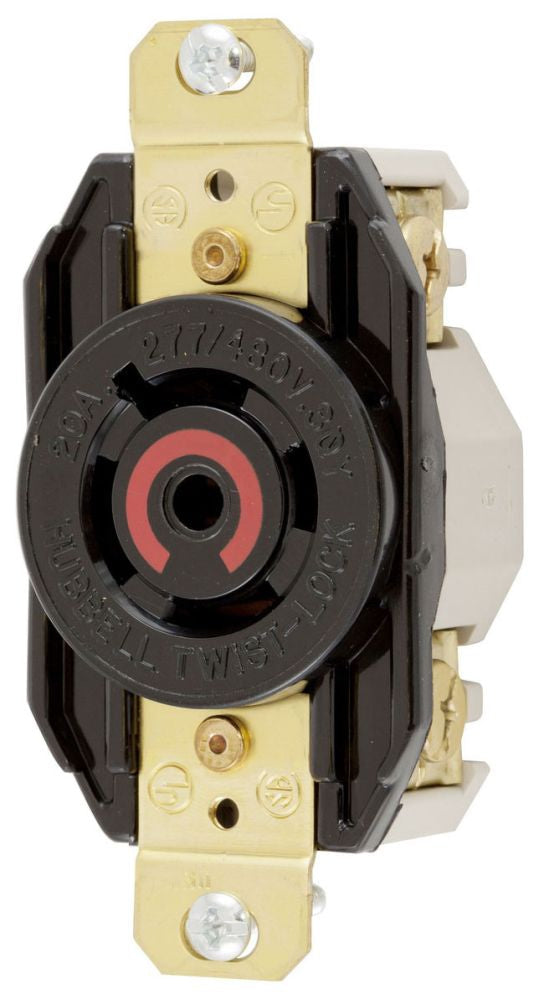 Hubbell HBL2520 Conduit & Fittings | 277/480V Twist-Lock HBL