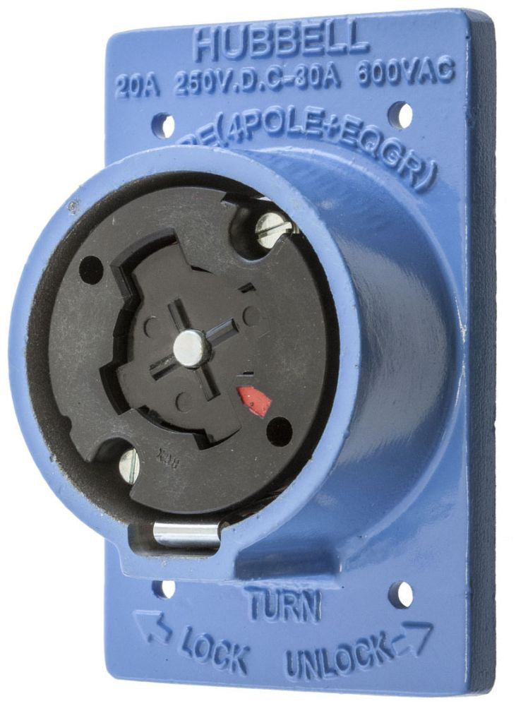 Hubbell HBL25403 Conduit & Fittings | 600/250 DC Twist-Lock