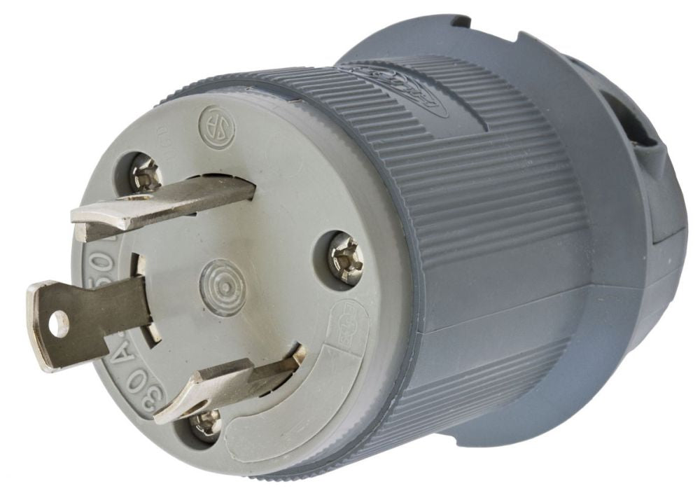 Hubbell HBL2621F Twist-Lock Insulgrip Flanged Receptacle 30A 250V 2P 3W NEMA L6-30R
