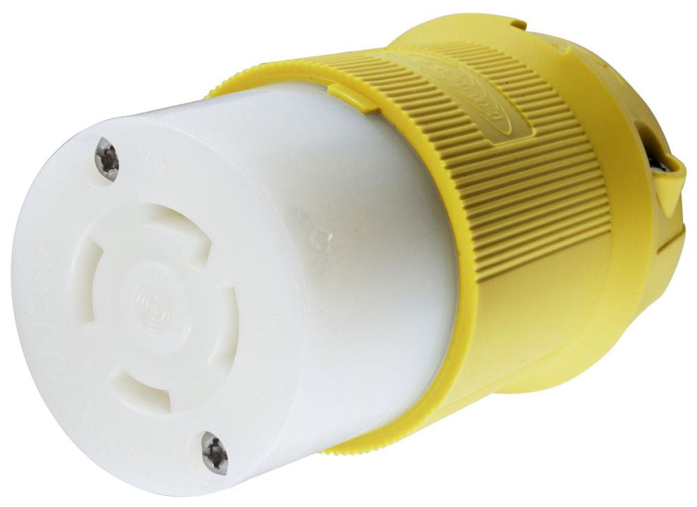 Hubbell HBL27CM23 Wiring Devices | 30A 250V AC 3-Pole 4-Wire Twist-Lock Marine-Grade