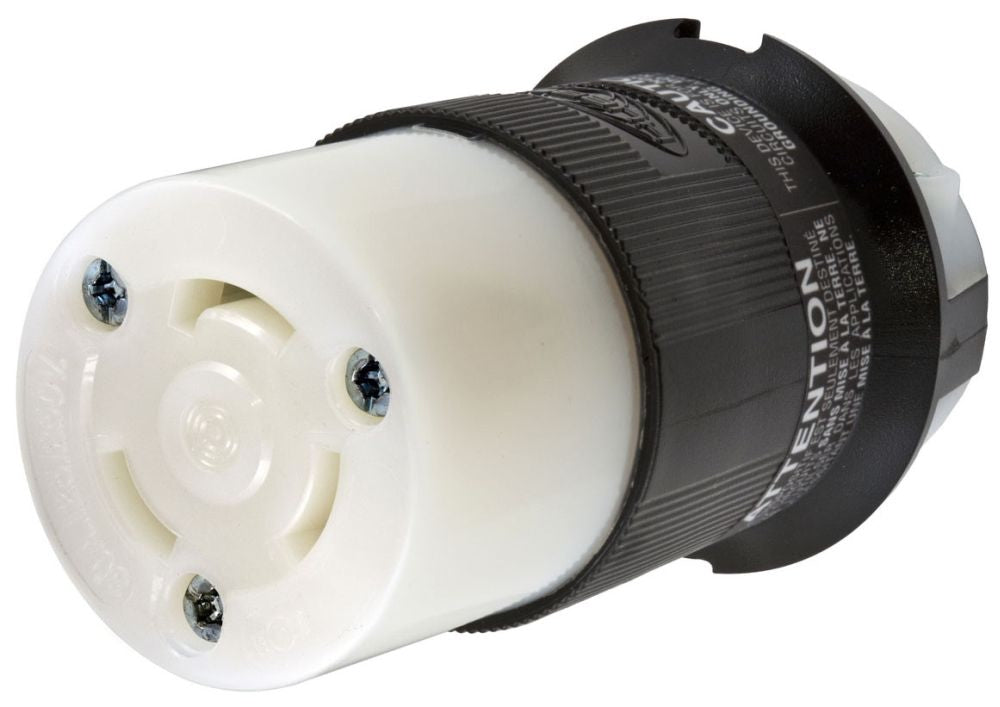 Hubbell HBL3333C Twist-Lock Industrial Connector Body 30A 125/250V 3-Pole 3-Wire HBL