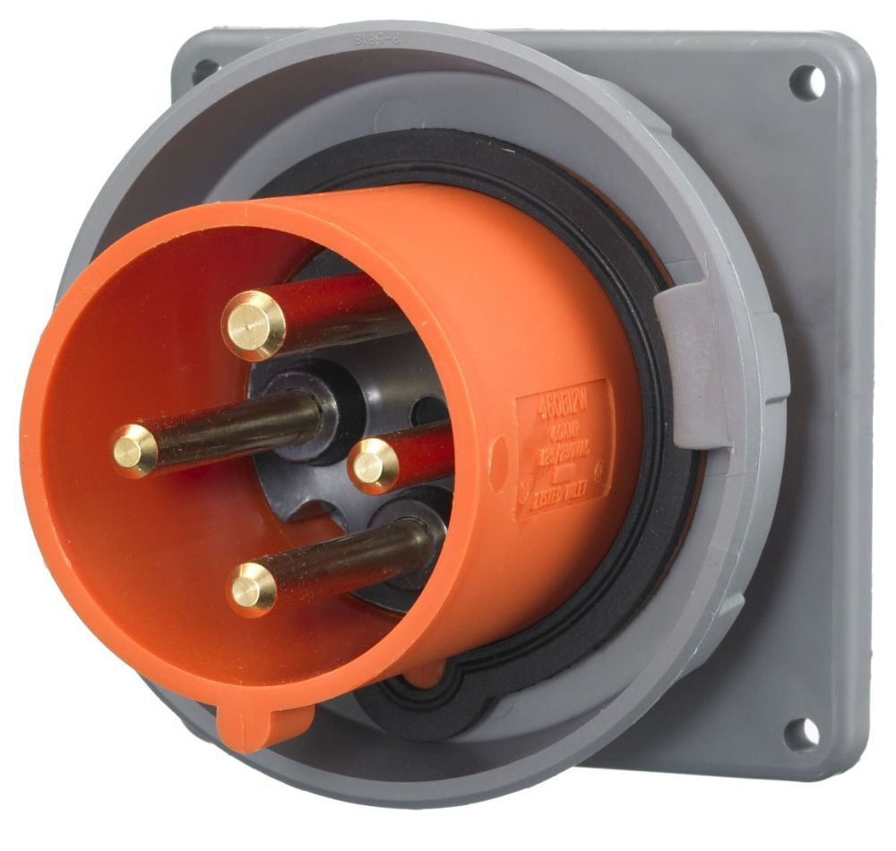 Hubbell HBL4100B12W Pin and Sleeve Device | 125/250V