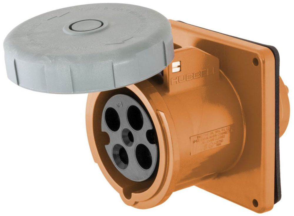 Hubbell HBL430R12W Pin & Sleeve | 125/250V