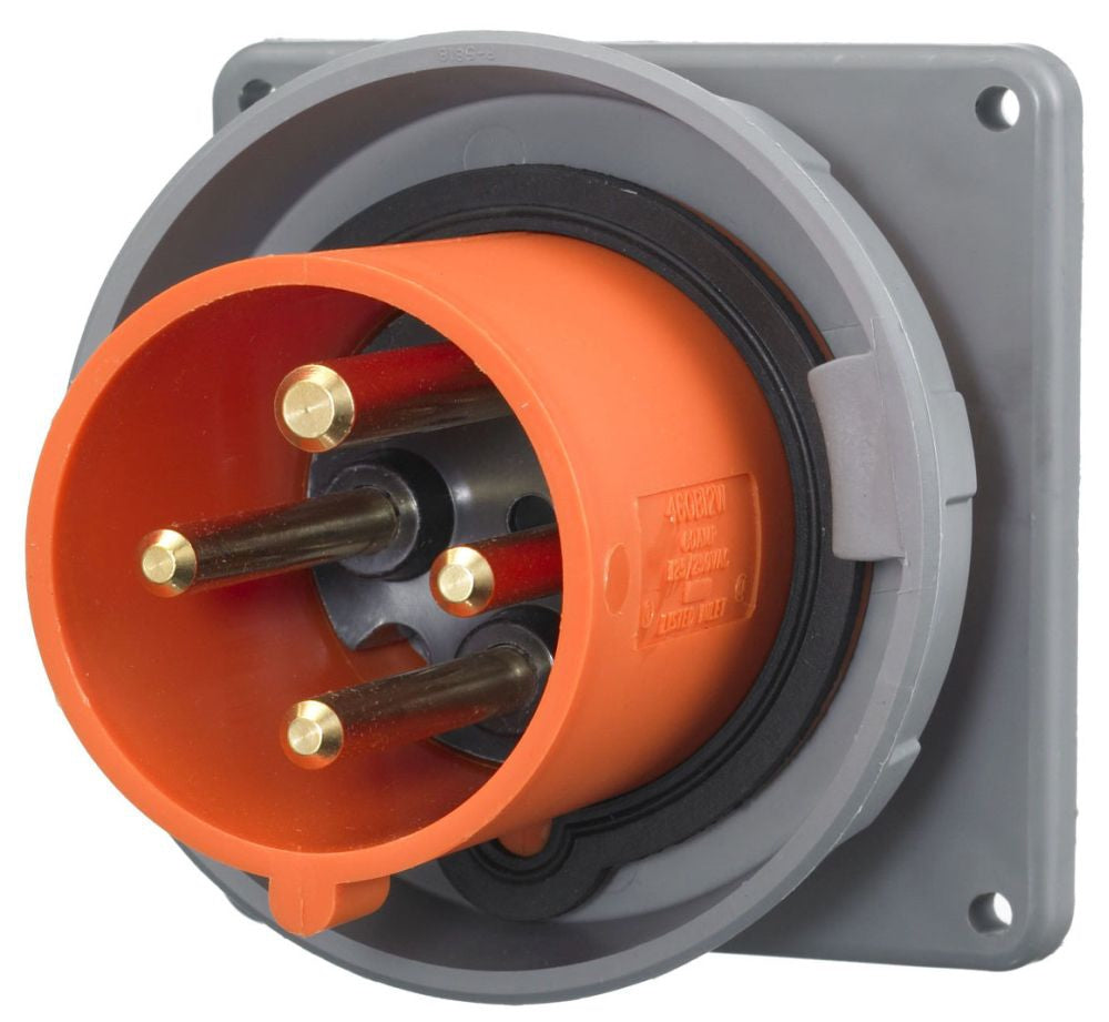 Hubbell HBL460B12W Pin & Sleeve | 125/250V