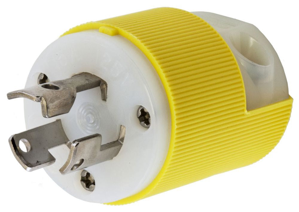 Hubbell HBL47CM20C Plug | 15A 125V 2P3W NEMA L5-15P Twist-Lock Marine Grade