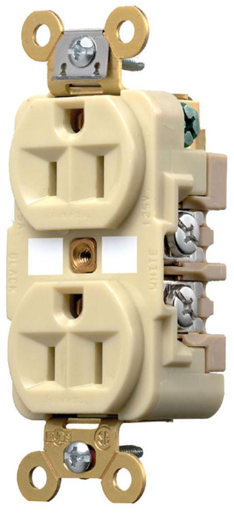 Hubbell HBL5262I Conduit & Fittings | 20A 125V NEMA 5-20R