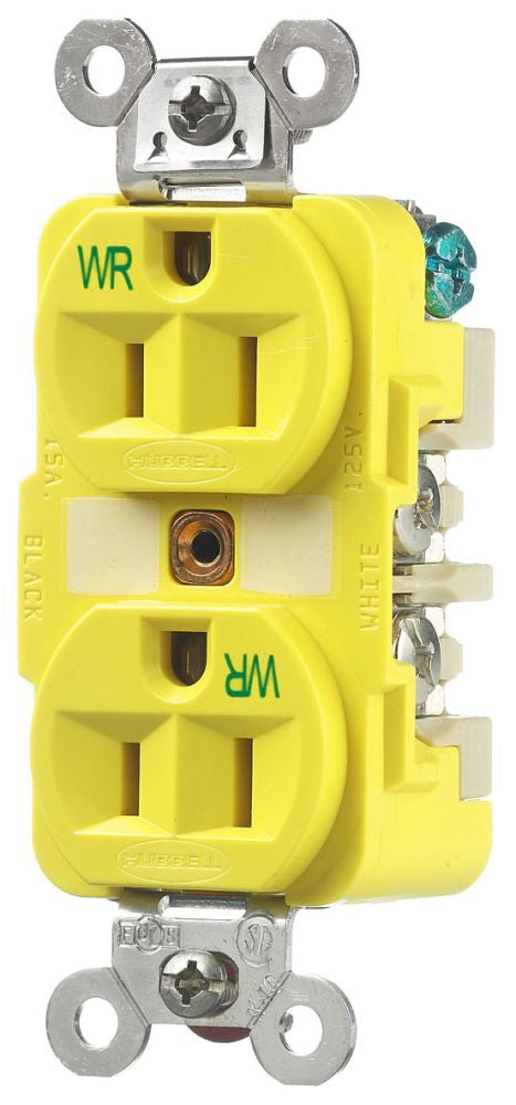 Hubbell HBL52CM62 Molded cord cap / connector | 125V