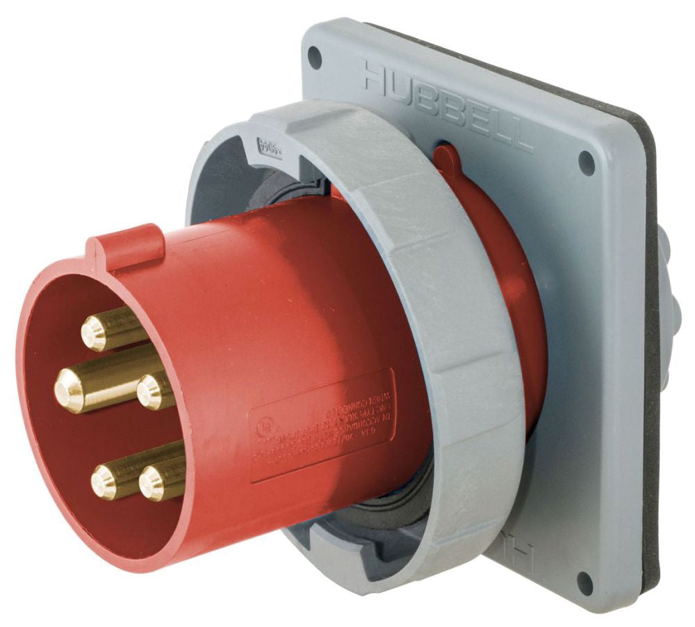 Hubbell HBL560B7W Pin & Sleeve | 277/480V