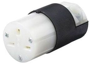 Hubbell HBL5669C Wiring Devices Straight Blade Female Connector 15A 250V NEMA 6-15R Insulgrip