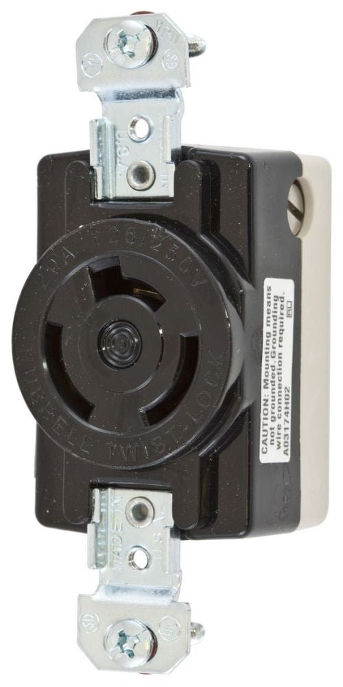 Hubbell HBL7310B Conduit & Fittings | 125/250 Voltage Twist-Lock