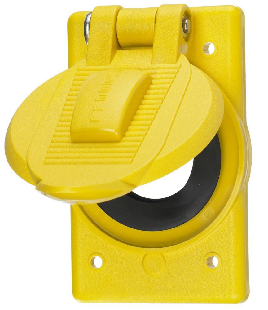 Hubbell HBL74CM23WO Molded cord cap / connector