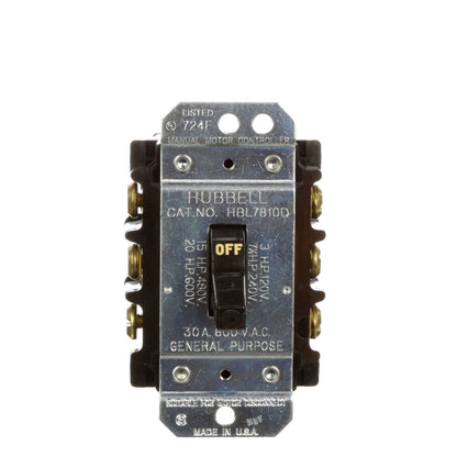 Hubbell HBL7810D Disconnect Switch | 600V 28A 3P 42kA@600V FAP