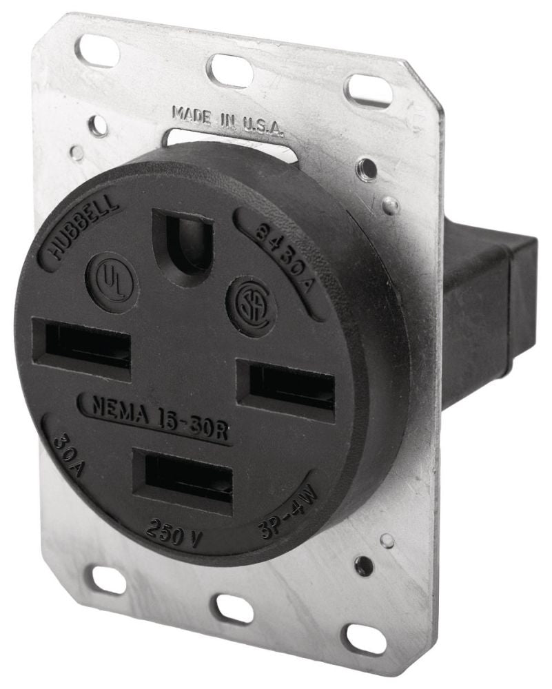 Hubbell HBL8430A Conduit & Fittings | 250V Pin & Sleeve