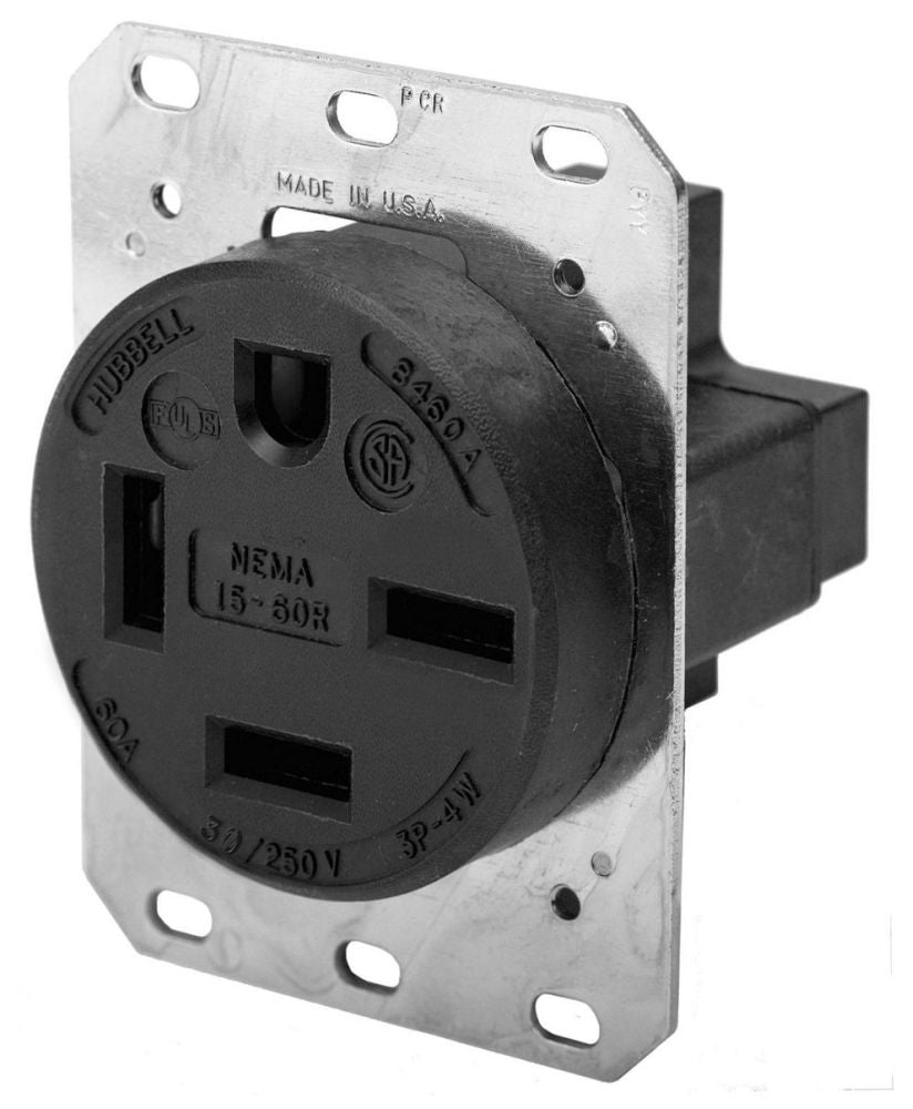 Hubbell HBL8460A Conduit & Fittings | 250V Pin & Sleeve