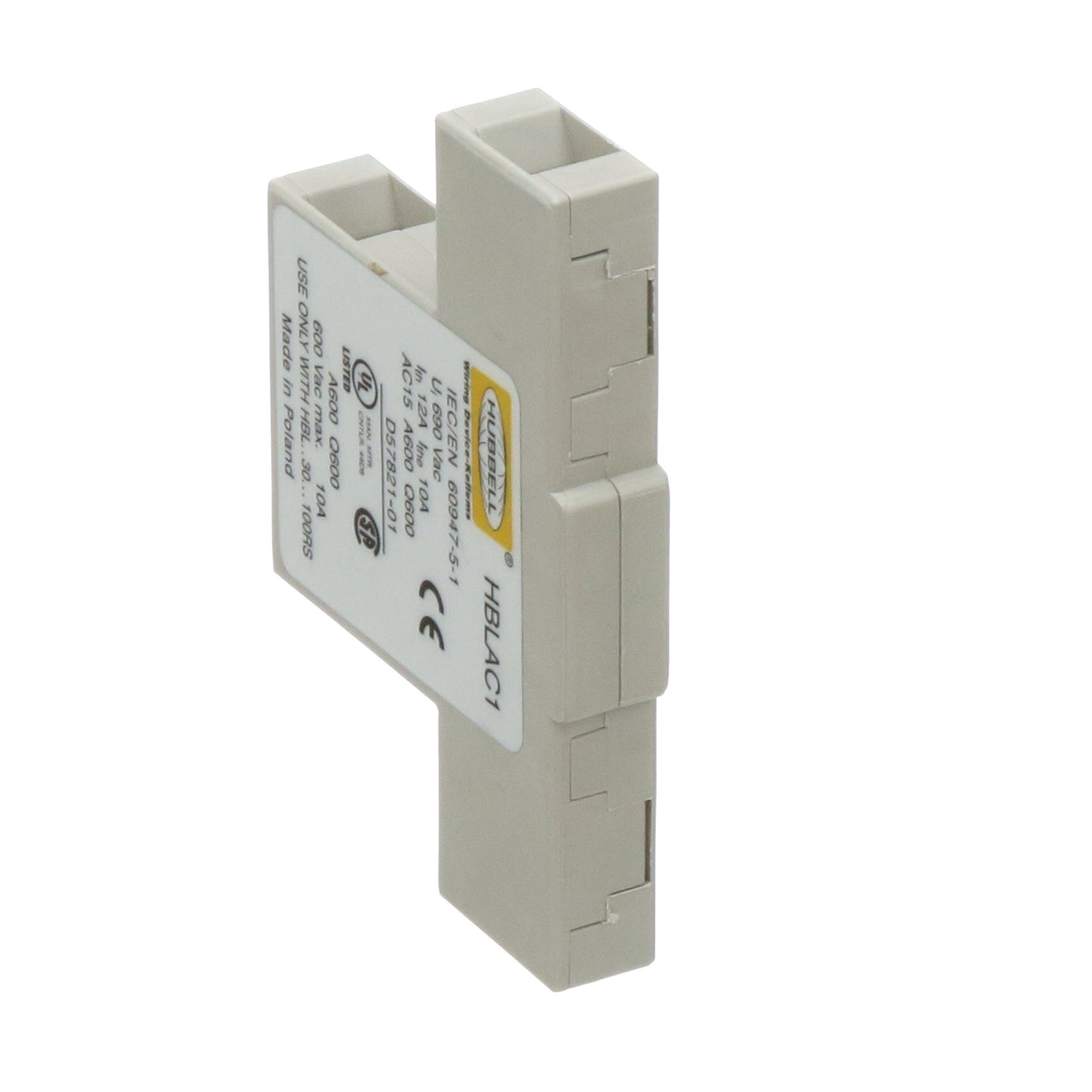 Hubbell HBLAC1 Motor Control Part And Accessory Compatible Frames SSD SHD SSF SHF