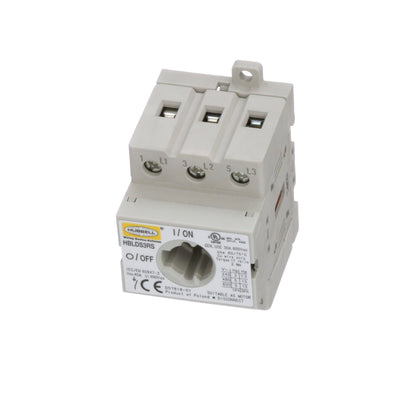 Hubbell HBLDS3RS Fuse Part And Accessory | 3-Pole 30A 600V AC Rotary Switch NEMA 4X