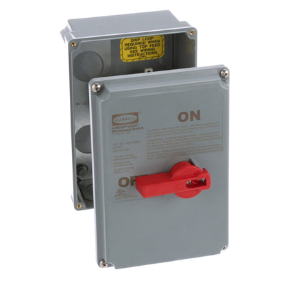 Hubbell HBLDS6AC Conduit & Fittings | Non-fused motor disconnect switch