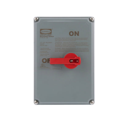 Hubbell HBLDS6AC Conduit & Fittings | Non-fused motor disconnect switch