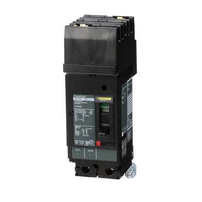 Square D HDA260202 Circuit Breaker | 600V 20A 2P 18kA@480V I-Line Plug-In Powerpact HDA