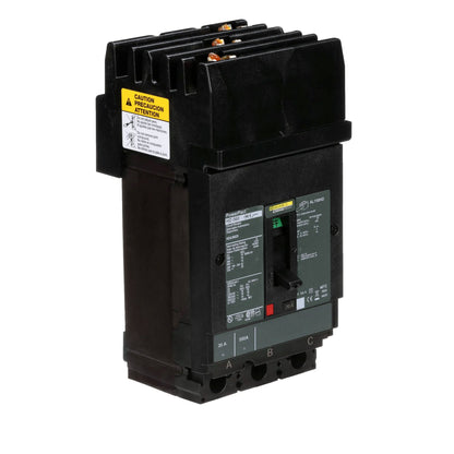 Square D HDA36020 Circuit Breaker | 600V 20A 3P 18kA@480V I-Line Plug-In Powerpact HDA