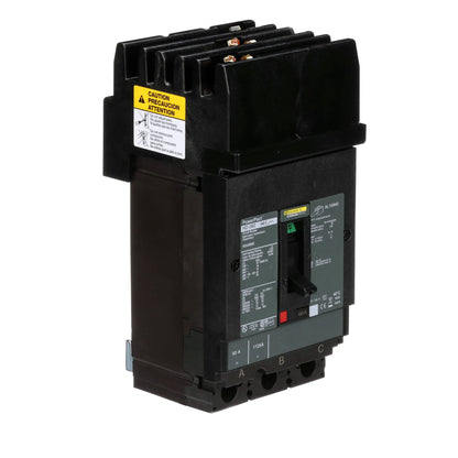 Square D HDA36060 Molded Case Circuit Breaker | 600V 60A 3P 18kA@480V I-Line Plug-In Powerpact HDA